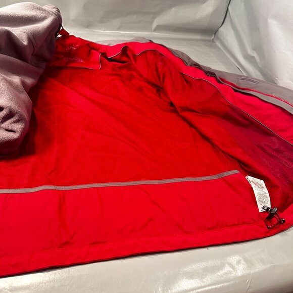 LL Bean 3 In 1 Sweater Coat Mens Removable Fleece Jacket Raincoat Hoodie Zip - Picture 15 of 16